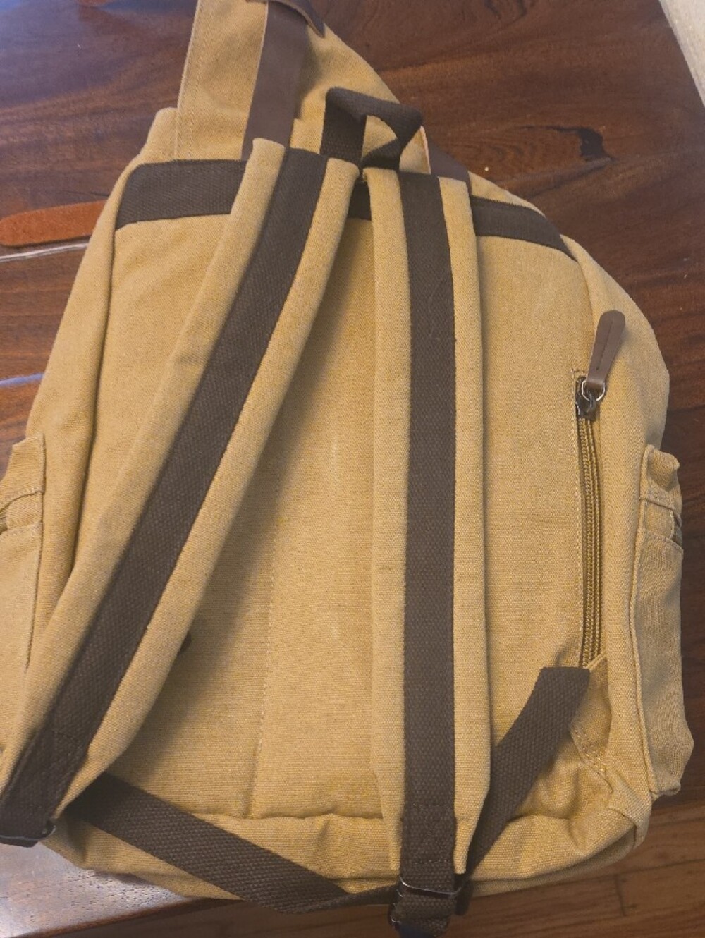 Brown New Neat Canvas Bag - Picture 3 of 3